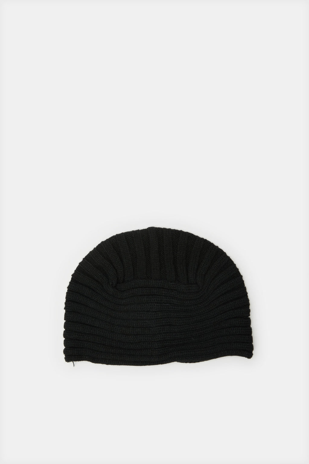 Women Black Embellished Knitted Cap