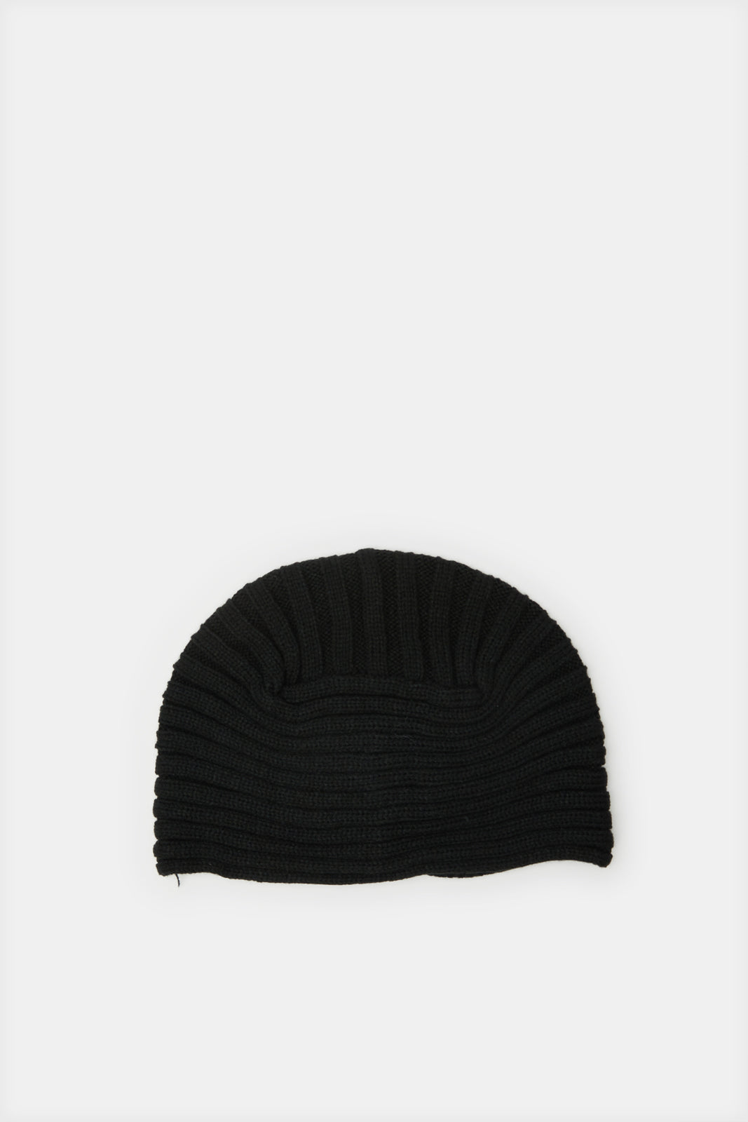Women Black Embellished Knitted Cap