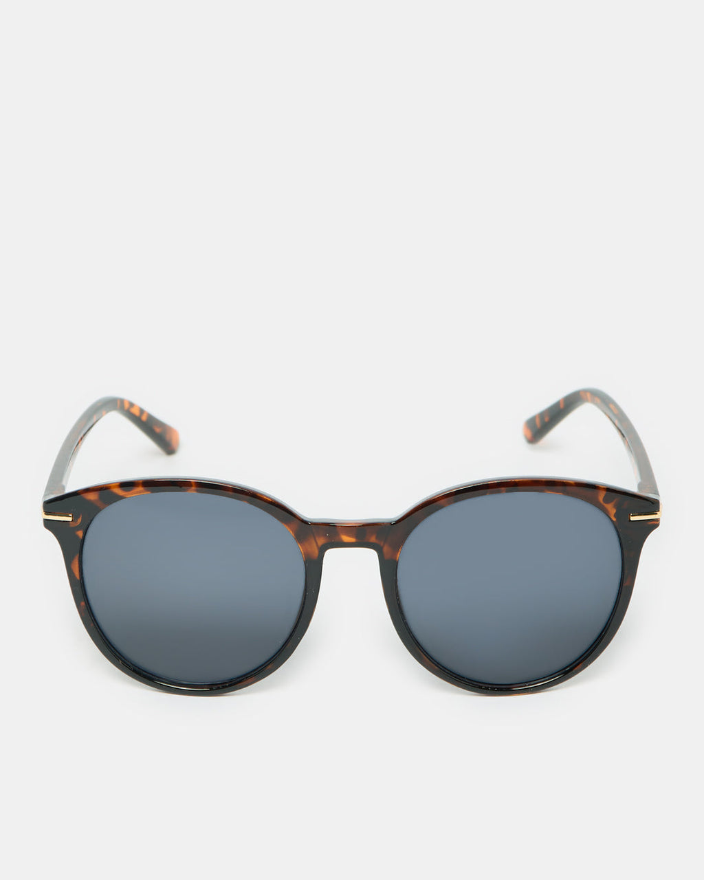 Women Black Round Sunglasses