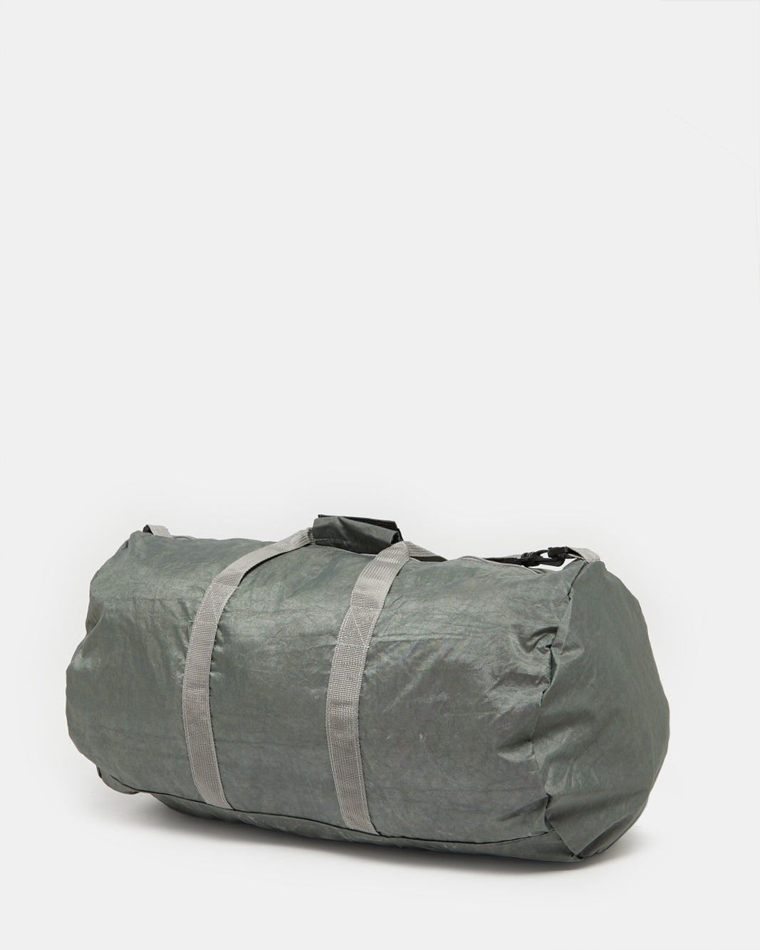 Beige Foldable Duffle Bag