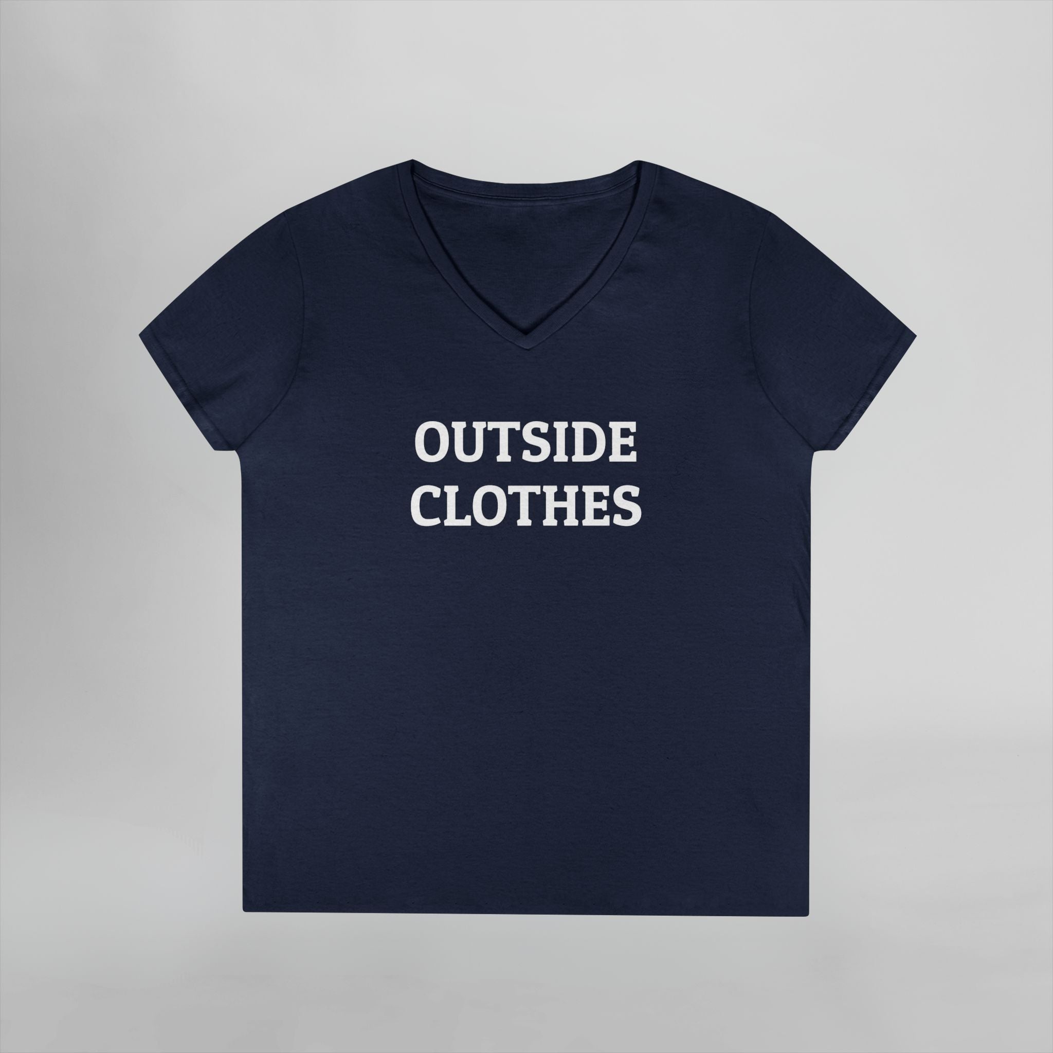 Outside Clothes Women's V-Neck Tee