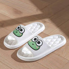 Summer Beach Slides Bathroom anti Slip Slipper Non-Slip Home Flip Flops Cartoon Frog Soft Sandals