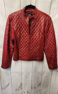 Clothes by Revue Women's Size 12 Red Lamb Leather Jacket