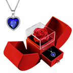 Eternal Rose Heart Necklace